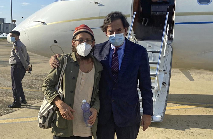 US journalist jailed in Myanmar for months lands in New York