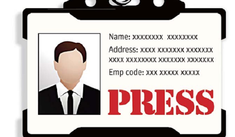 Criminals using press ID cards