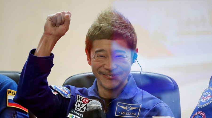 Japanese tycoon 'excited' ahead of trip to ISS