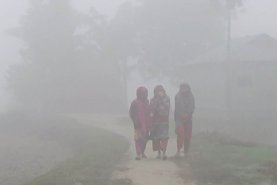 Year’s lowest temperature 7° C disrupts life in Chuadanga