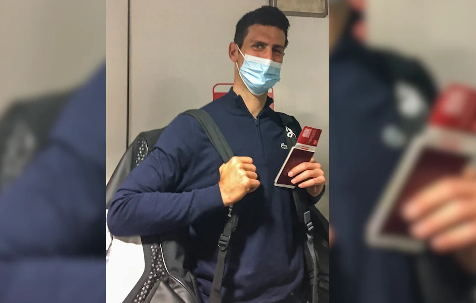 Tennis star Djokovic lands in Dubai after Australia deportation