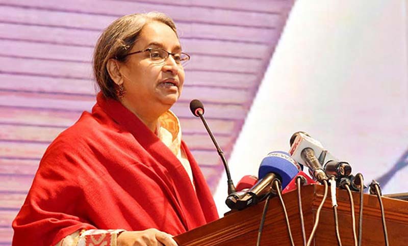 Teachers' delegation of SUST sits in a meeting with Edn minister 