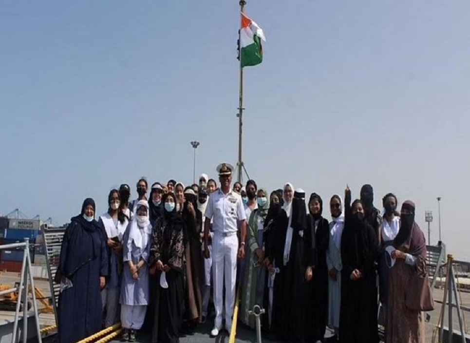 Indian Navy ships reach Saudi Arabia for overseas deployment