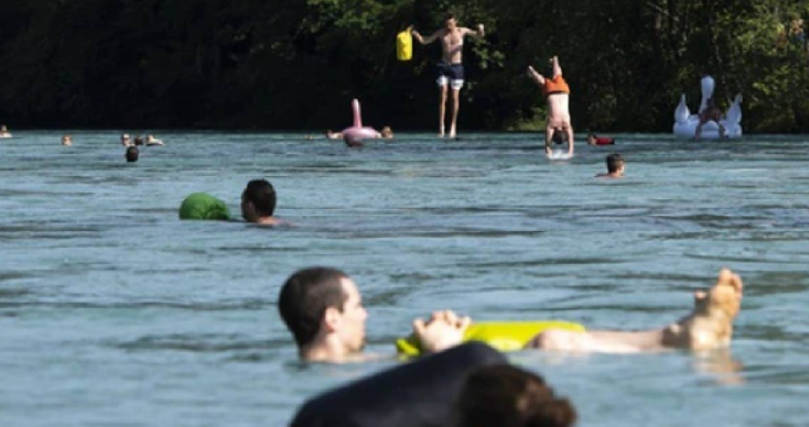 Indonesian governor's son missing after swim in Swiss river