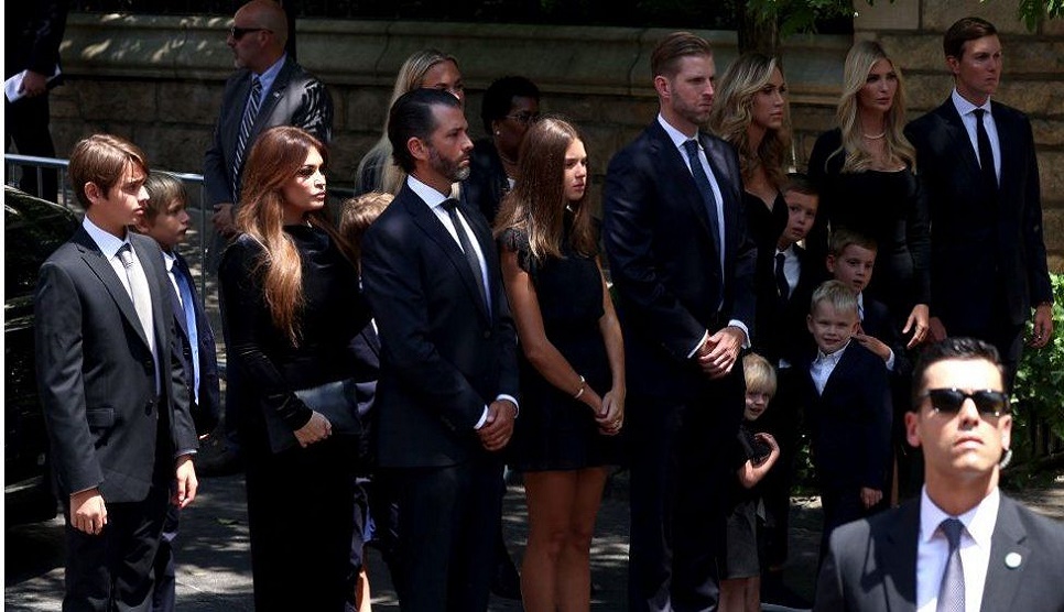 Ivana Trump's funeral held in New York City