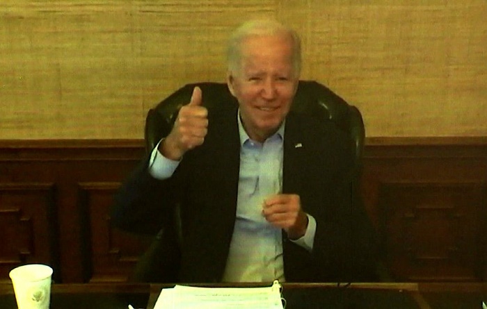 Biden feels 'great' as Covid symptoms ease