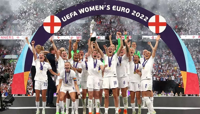 England women beat Germany to end major tournament wait at Euro 2022