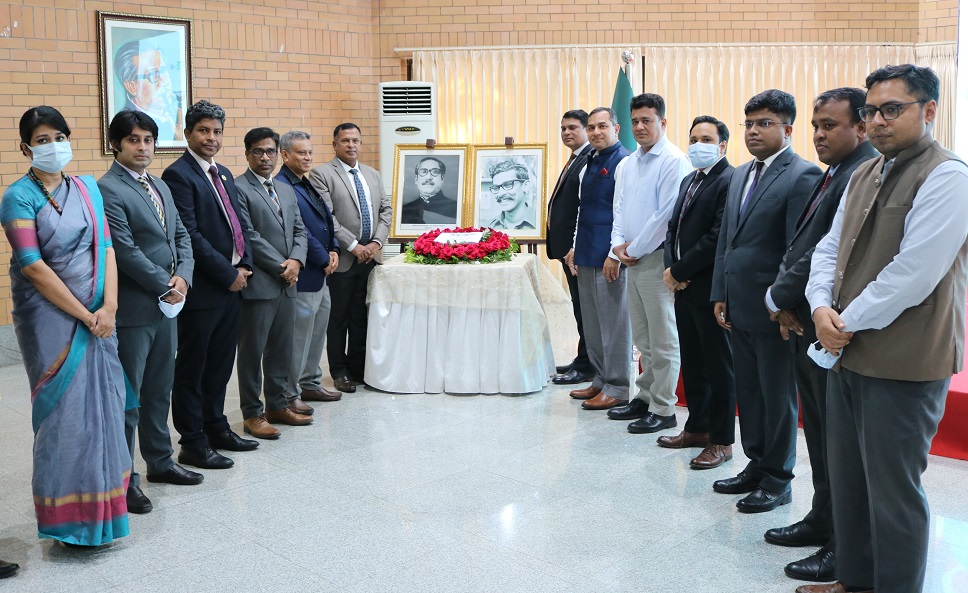 Bangladesh mission in New Delhi pays homage to Sheikh Kamal