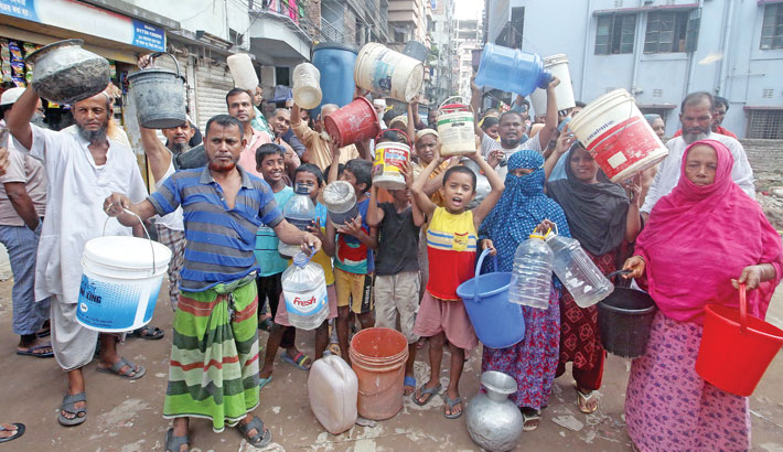 Water crisis hits parts of capital