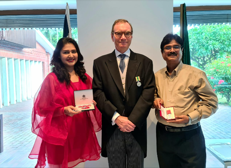2 Bangladesh nationals receive honorary British awards