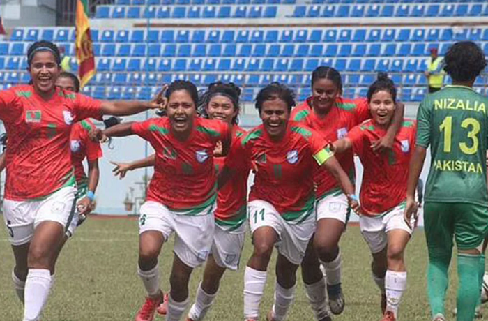 Bangladesh thrash Pakistan 6-0 as Sabina slams hat-trick
