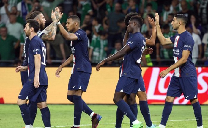 Front three all score as PSG fight back to beat Haifa