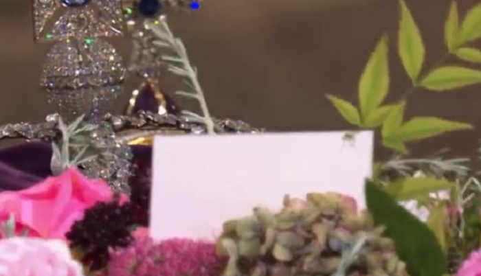 Spider spotted on top of Queen's coffin during funeral