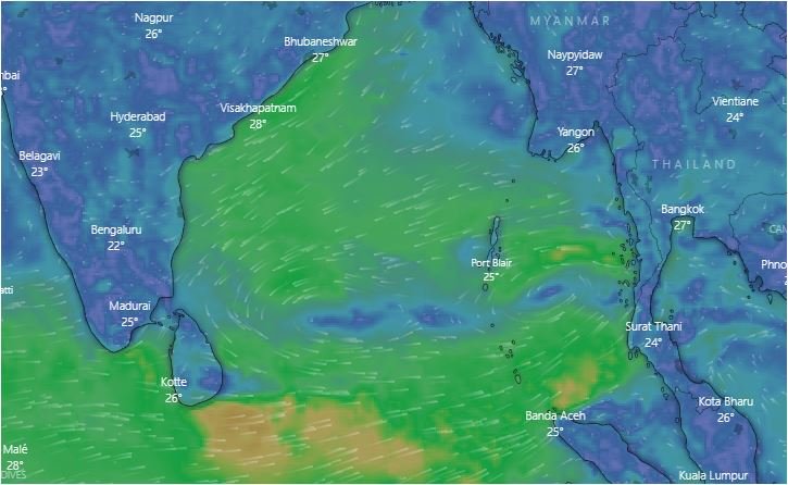 Low pressure formed over Andaman Sea likely to intensify into depression