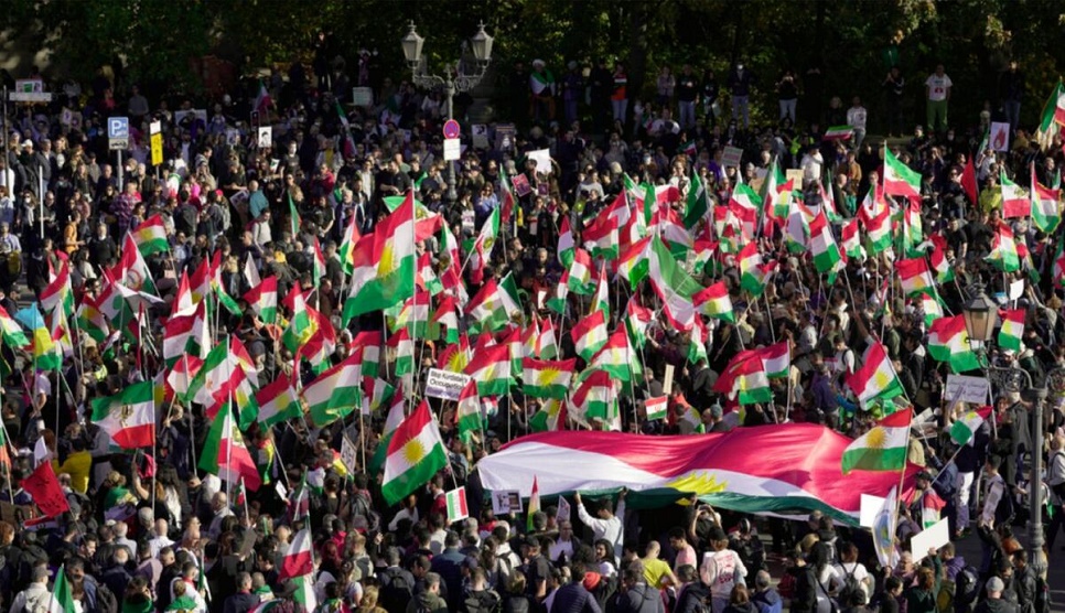 Huge rally in Berlin in support of Iran protests