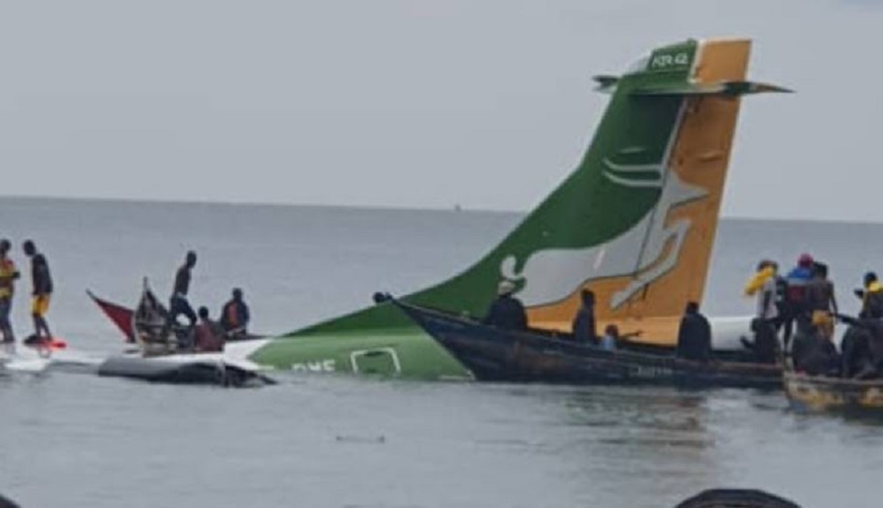 Plane crashes into Lake Victoria in Tanzania