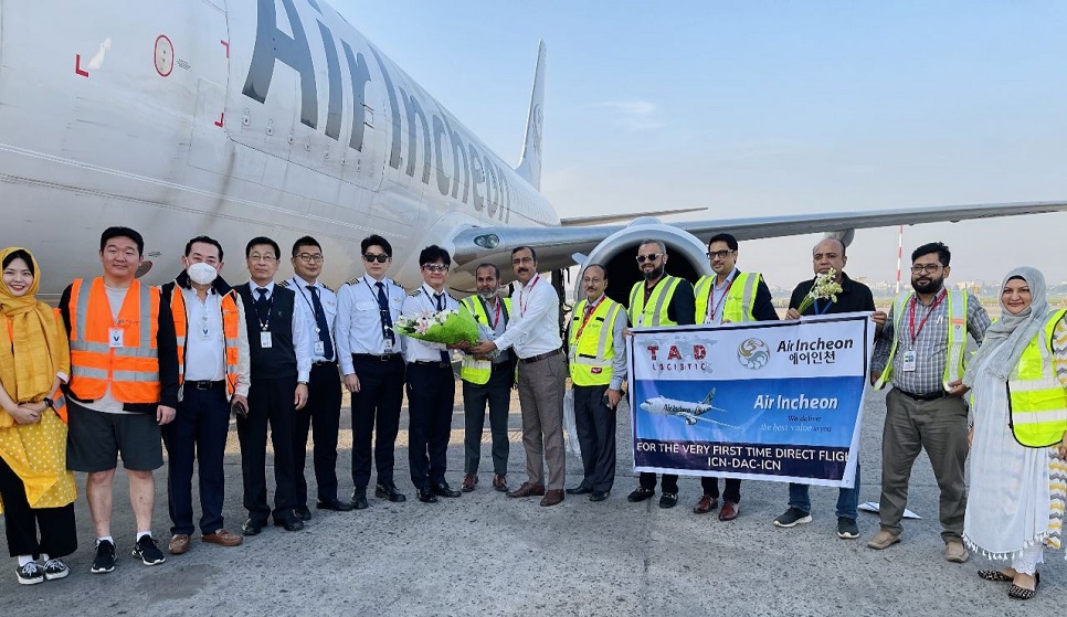 'Air Incheon-Korean Airlines’ launches direct cargo flight from Bangladesh to S Korea

