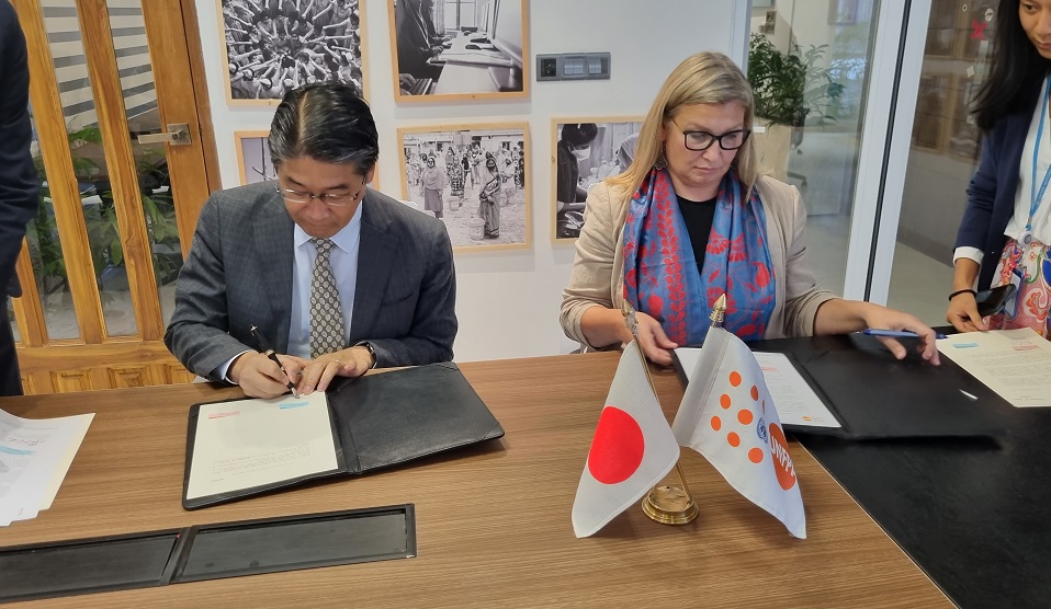 Japan, UNFPA sign $3.7 million assistance to Rihingyas in Bhasan Char, Noakhali
