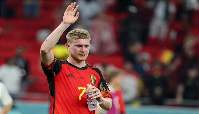 Belgium's De Bruyne bemused after winning man of the match award