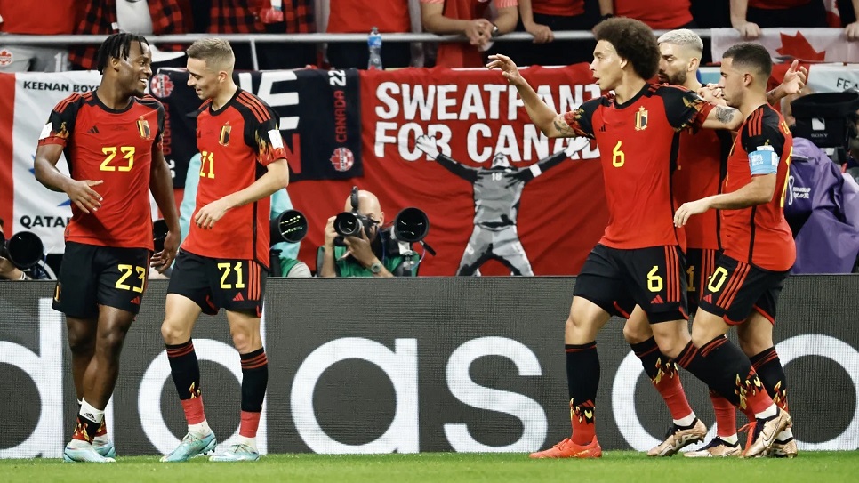 Belgium make three changes for Morocco World Cup clash

