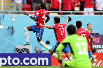 Costa Rica beat Japan 1-0 in World Cup

