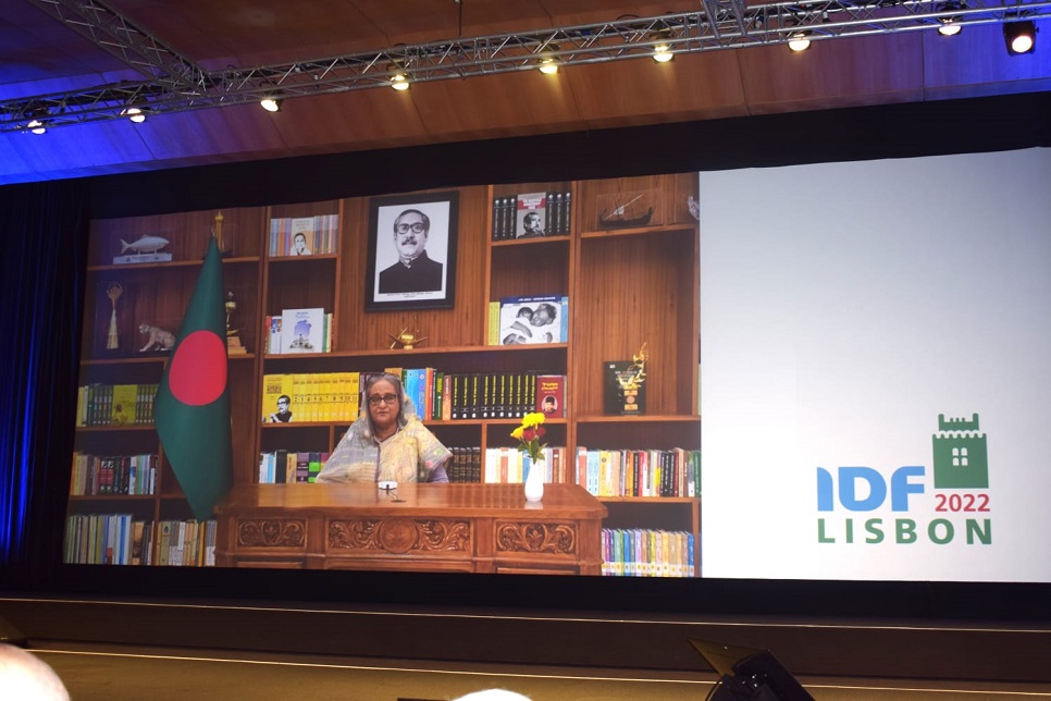 Sheikh Hasina honoured by International Diabetes Federation

