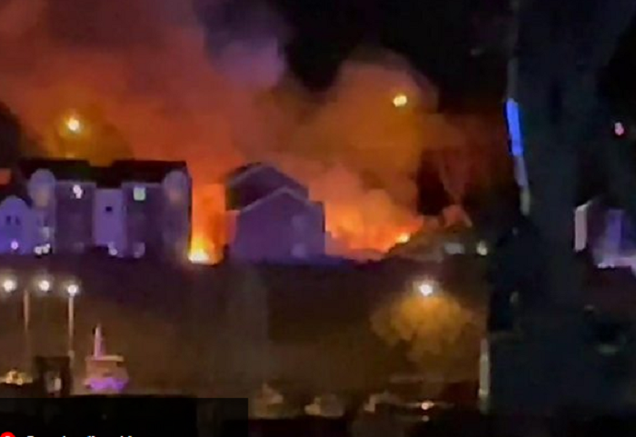 One killed in explosion at flats in Jersey