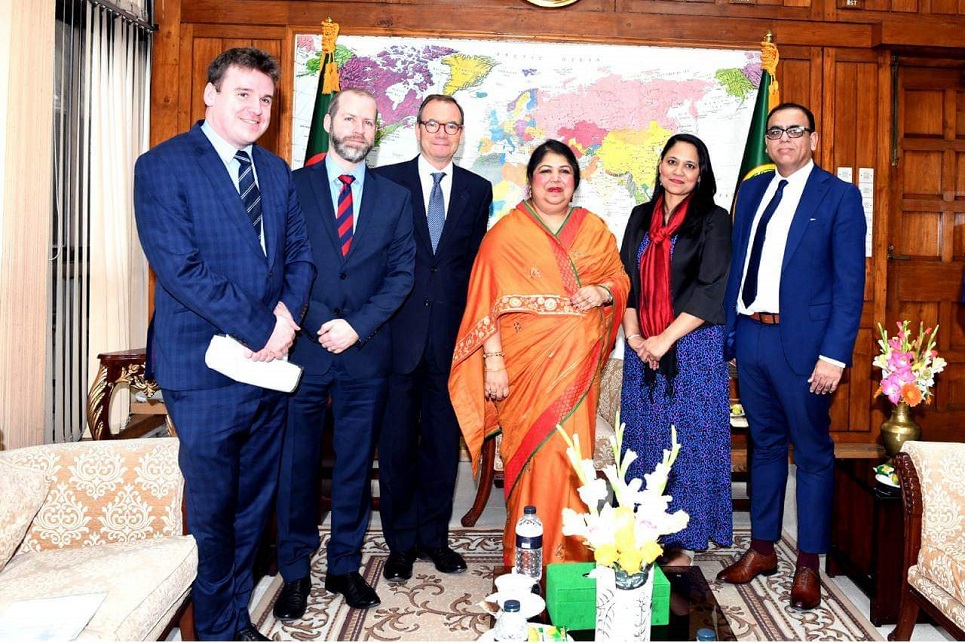 APPG delegation meets JS Speaker Dr Shirin Sharmin