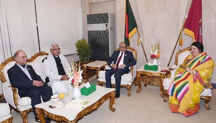 Speaker pays courtesy call on President after JS session

