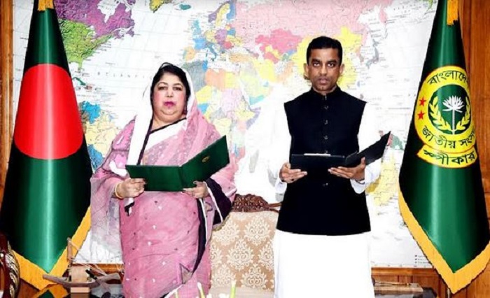 Asan Ripon Mahmud Hasan Ripon takes oath as MP