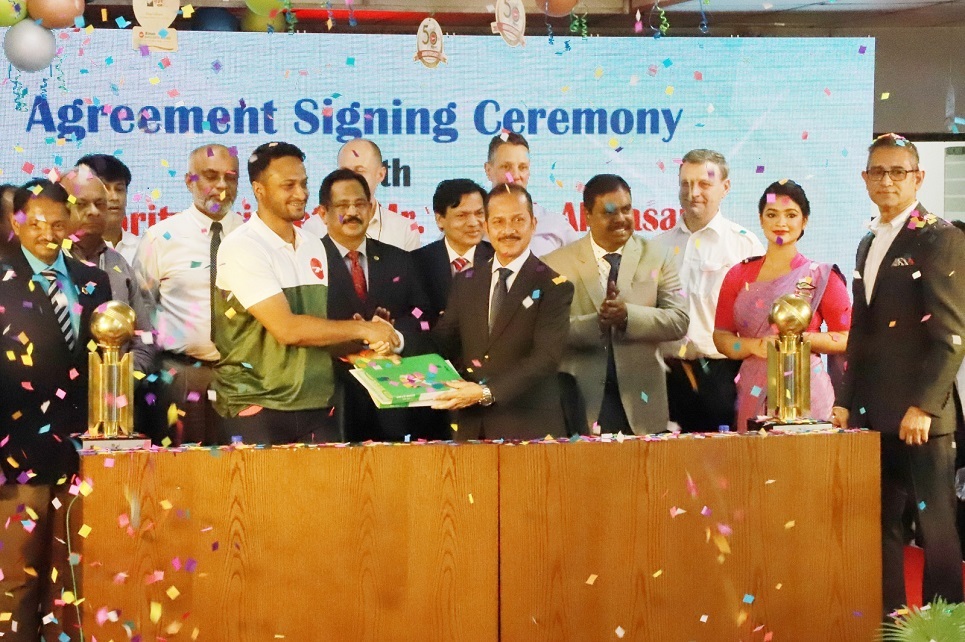 Shakib named Biman Bangladesh’s brand ambassador