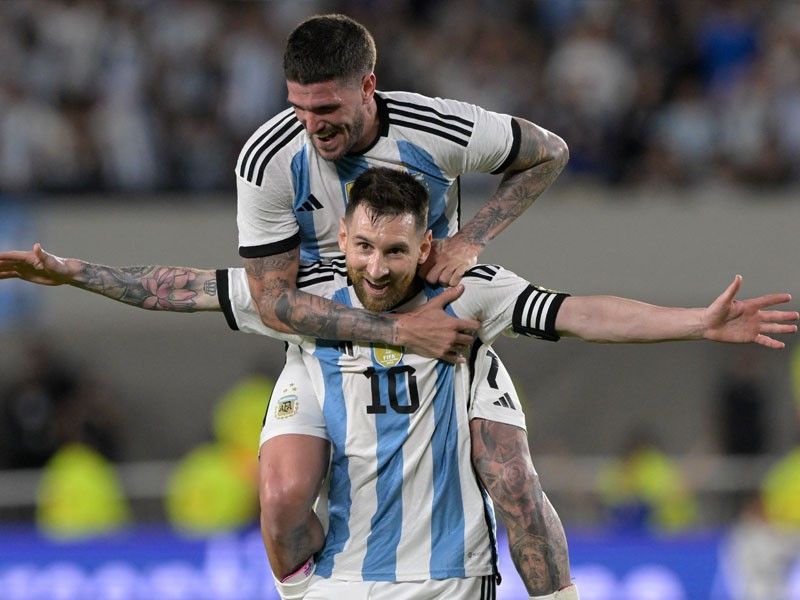 Messi goal tops off Argentina's homecoming celebration