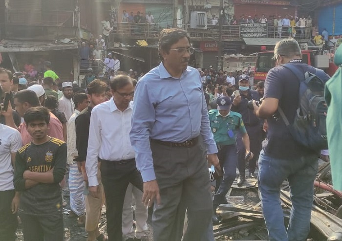 NHRC  chairman demands action over Bangabazar fire