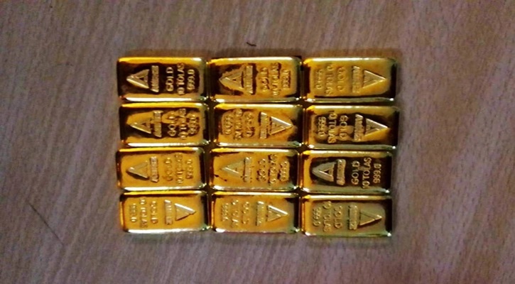 Gold worth Tk 1.3 crore seized from Sharjah flight in Ctg