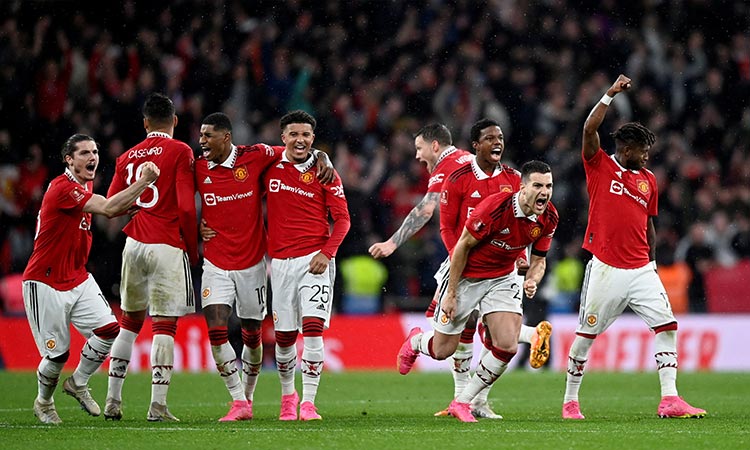 Man Utd beat Brighton on penalties to set up FA Cup final against Man City