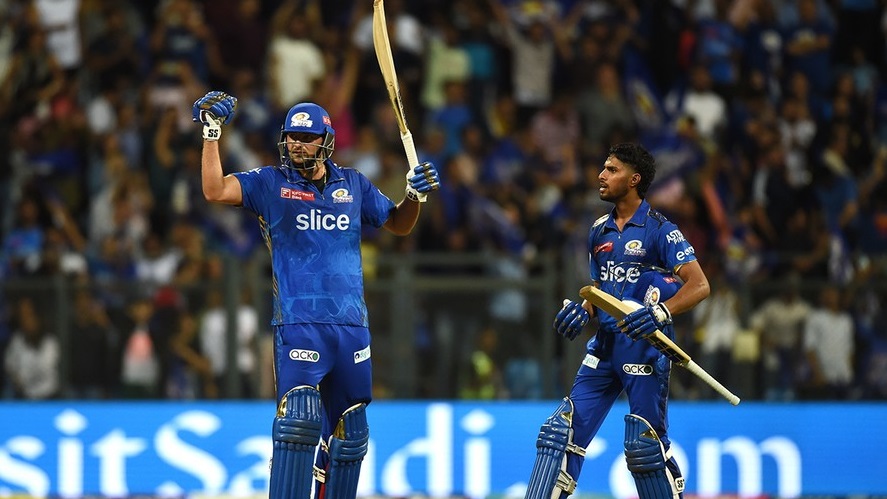 David leads Mumbai to win in 1,000th IPL match despite Jaiswal ton
