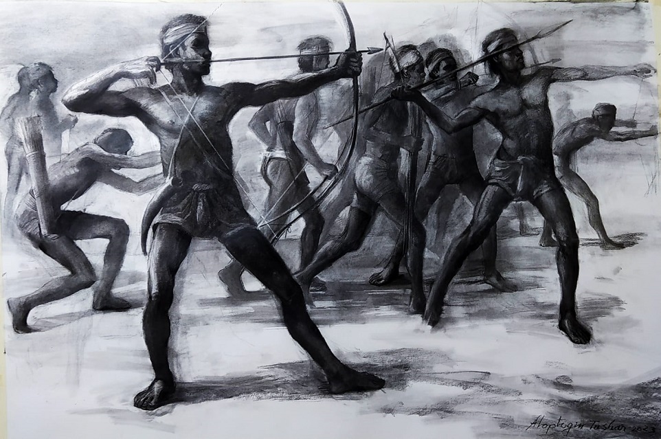 AloptoginTushar’s masterful representation of figures