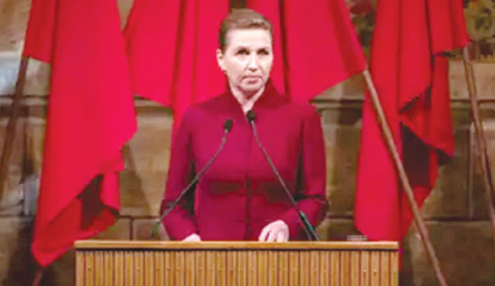 Denmark PM delivers speech partly written by AI