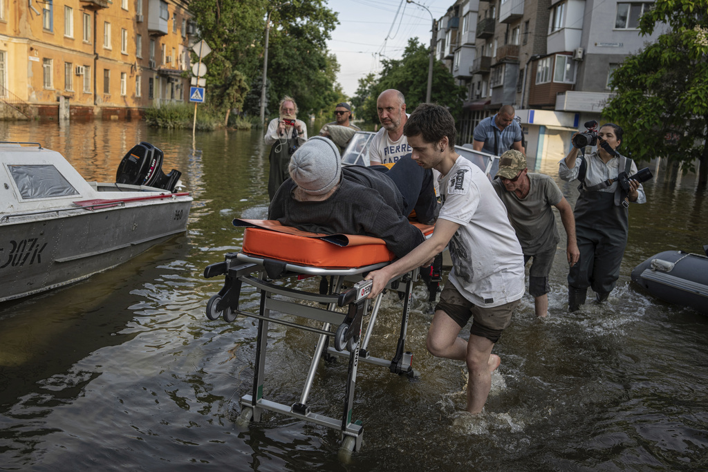 UN aid chief says Ukraine faces `hugely worse' humanitarian situation after the dam rupture

