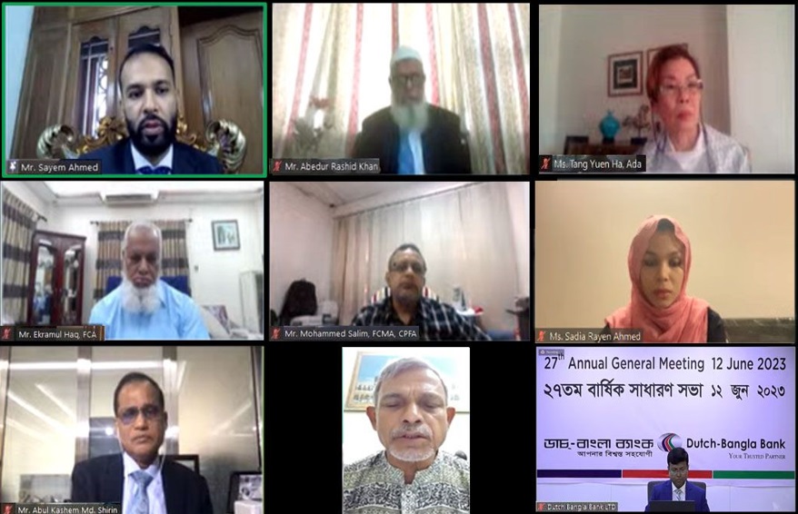 Dutch-Bangla Bank Limited holds 27th Annual General Meeting (AGM)