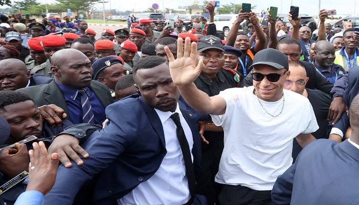 France star footballer Mbappe visits father's native Cameroon