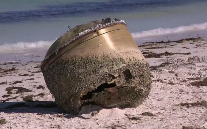 Australia baffled as unidentified mystery object washes up on beach