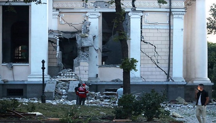 Russia strikes Odesa hours before Putin-Lukashenko summit