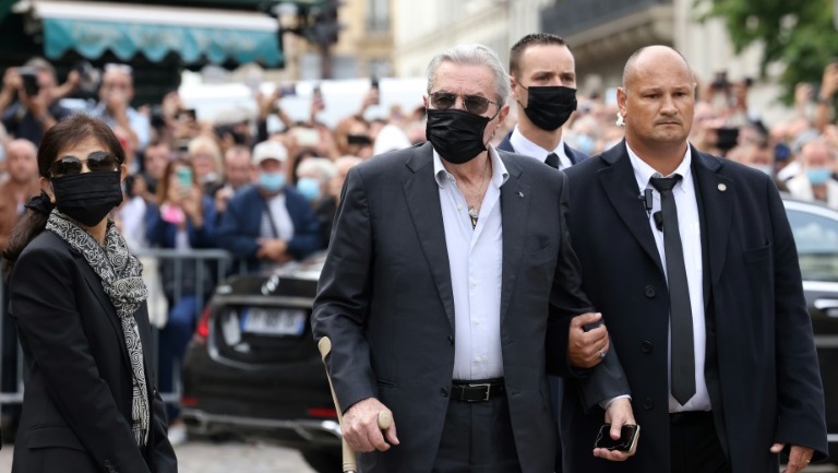 French home of Alain Delon's assistant raided after harassment claims