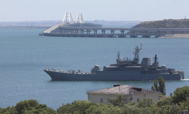 Russian tanker hit by Ukrainian drones: Russian media

