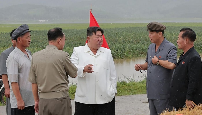 N. Korea's Kim berates officials over storm damage