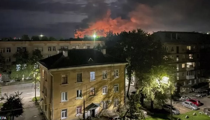 Ukraine war: Drone attack on Pskov airbase from inside Russia - Kyiv