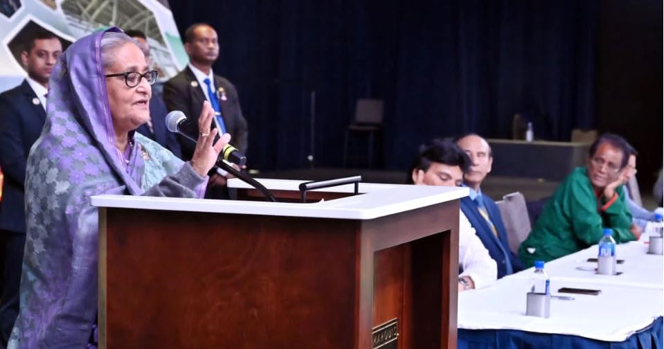 No one from outside should obstruct elections in Bangladesh: PM Hasina warns in New York

