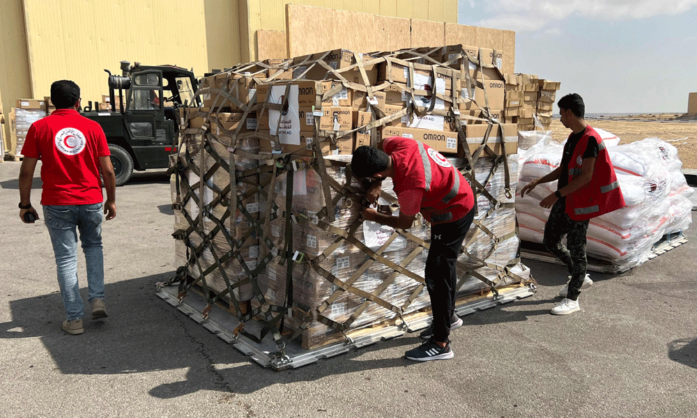 Third aid convoy enters Gaza via Egypt border crossing