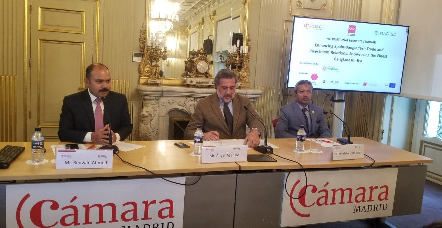 Seminar to popularise premium Bangladeshi tea brands in Spain held